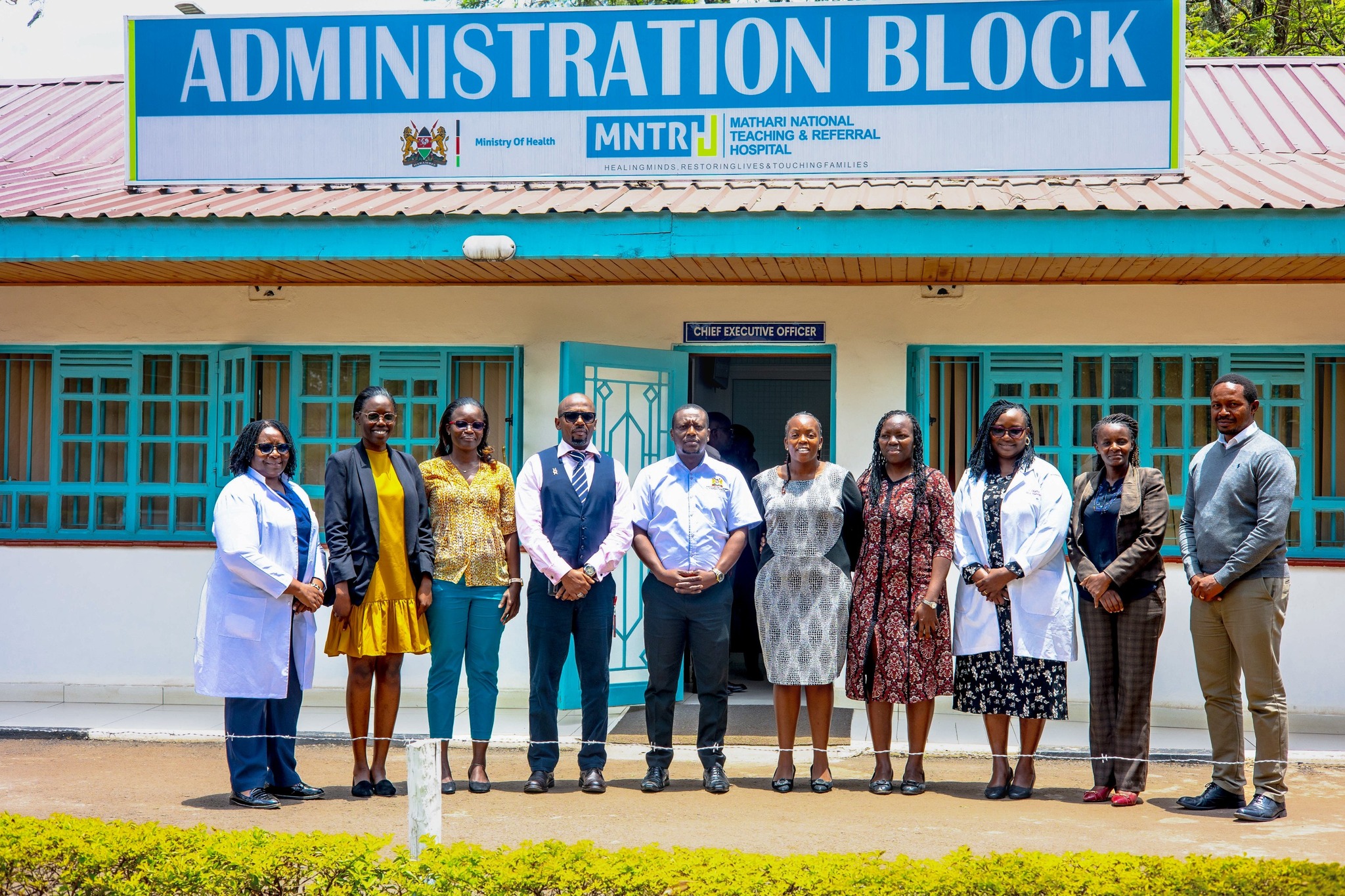 Red Cross Delegation at MNTRH