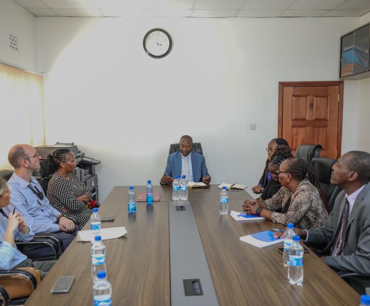 Amref and State Department for Correctional Services Courtesy Call on CEO of MNTRH.